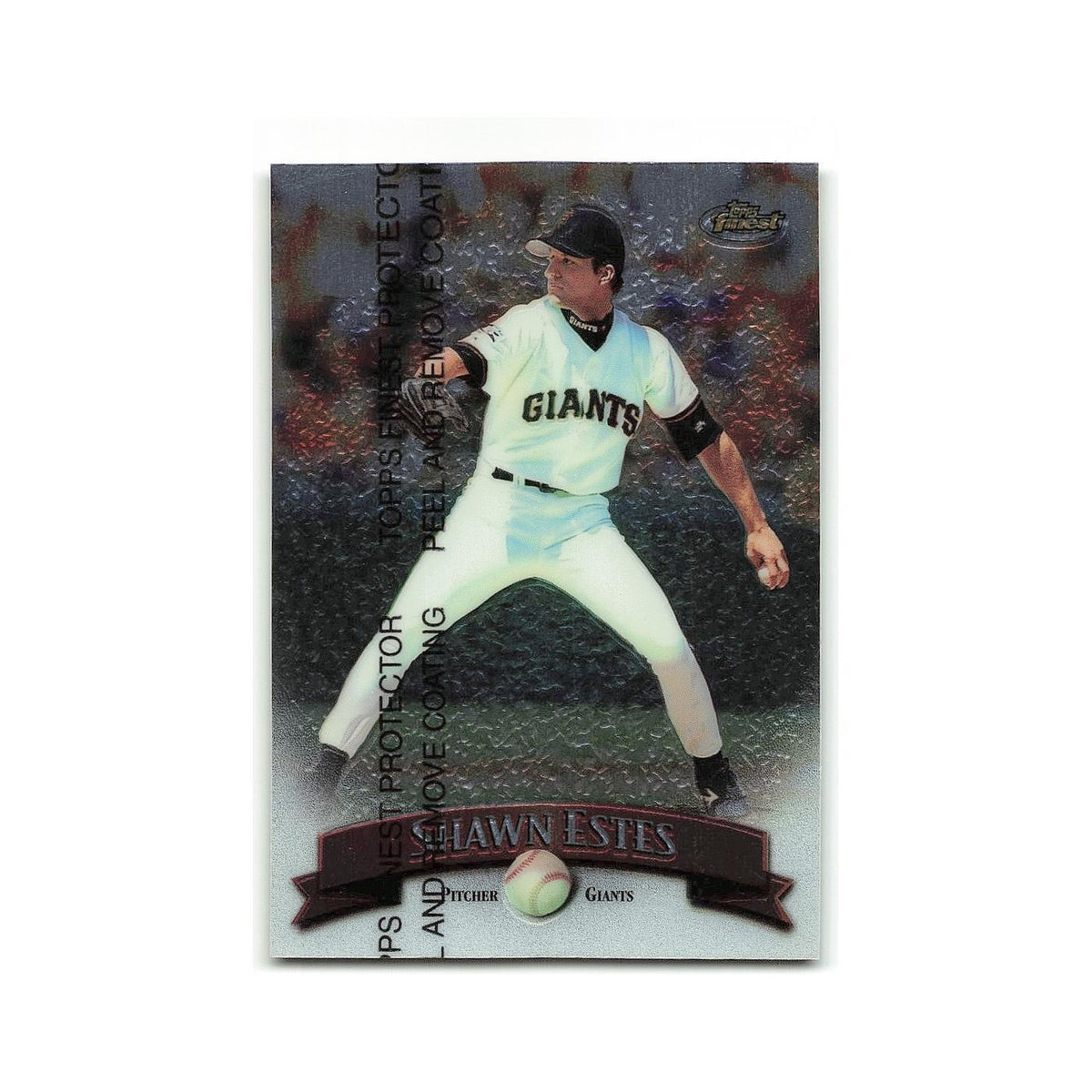 Shawn Estes 1998 Topps Finest w Coating #123 San Francisco Giants NM