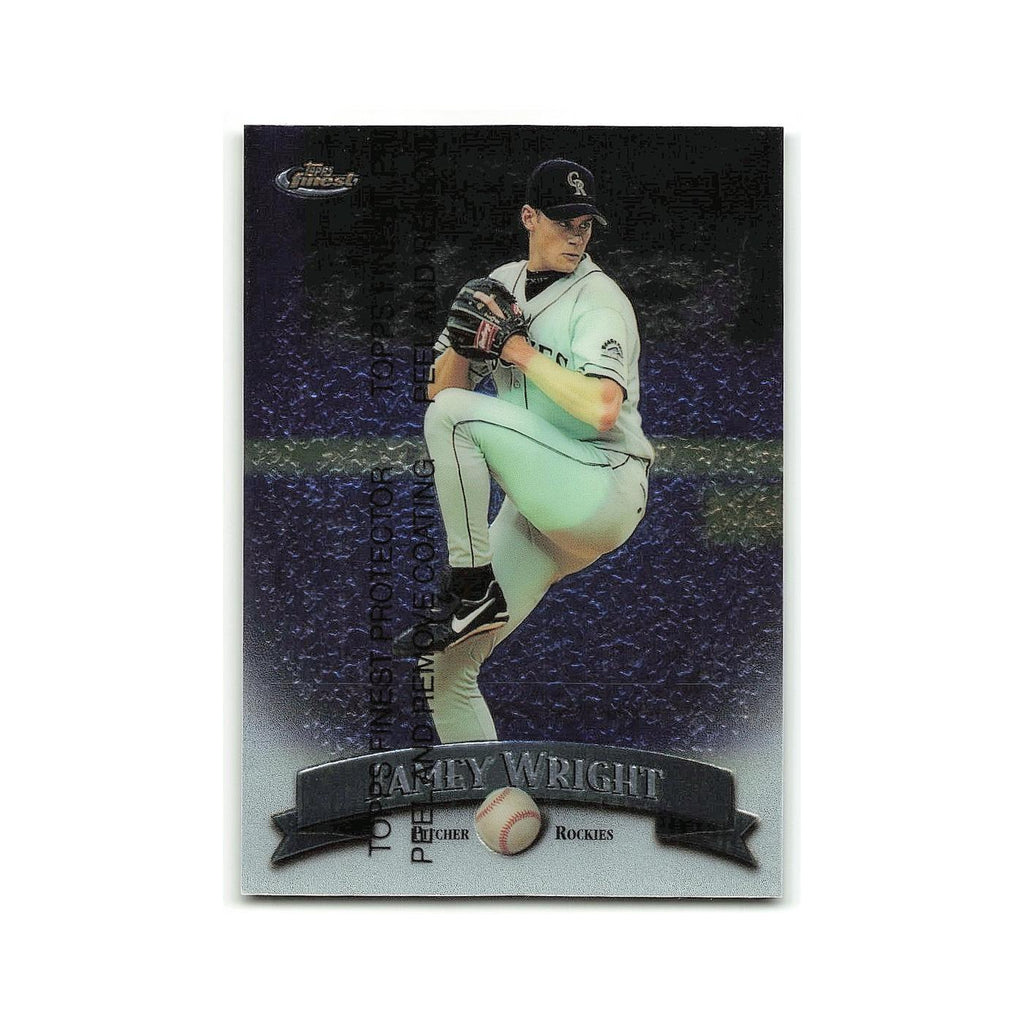 Jamey Wright 1998 Topps Finest w Coating #69 Colorado Rockies Baseball Card NM