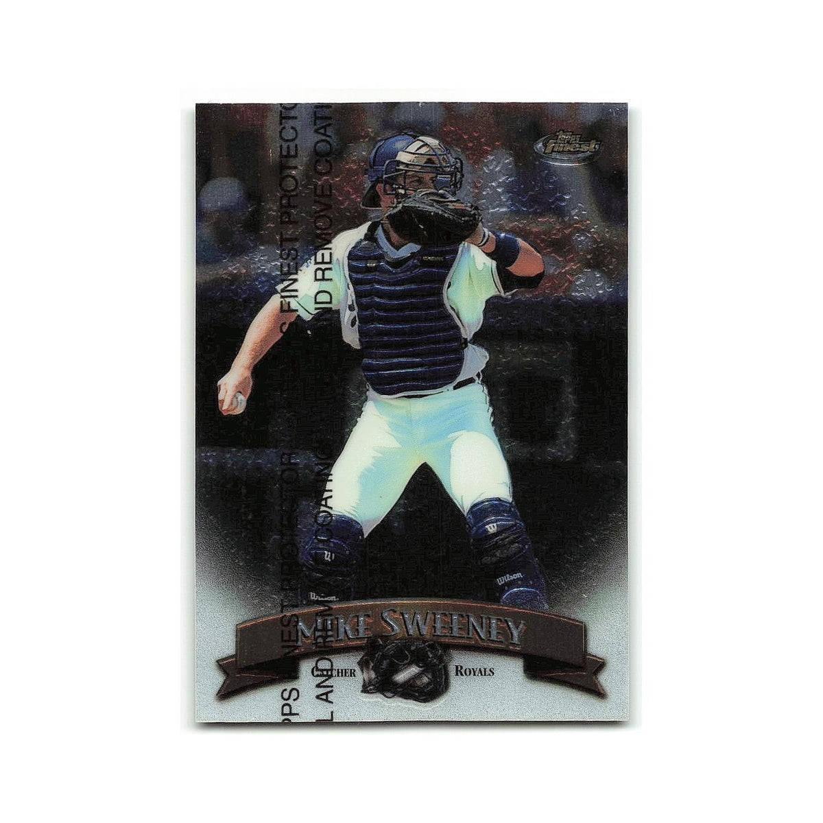 Mike Sweeney 1998 Topps Finest w Coating #42 Kansas City Royals Baseball Card NM