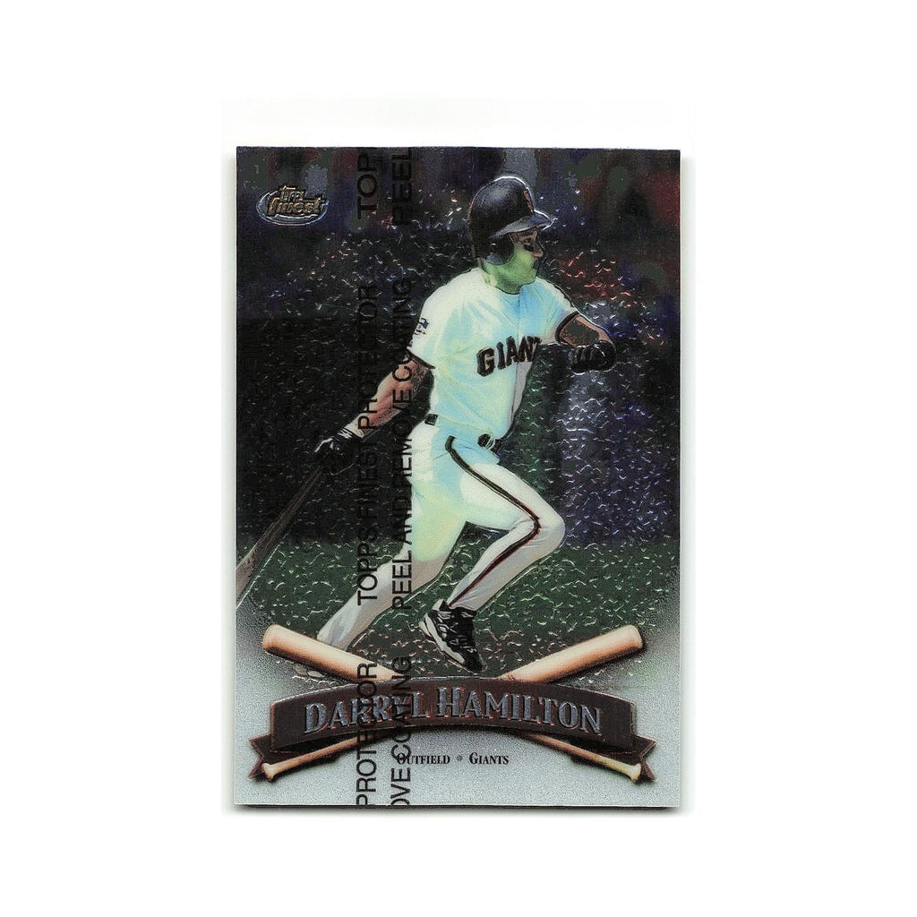 Darryl Hamilton 1998 Topps Finest w Coating #38 San Francisco Giants NM