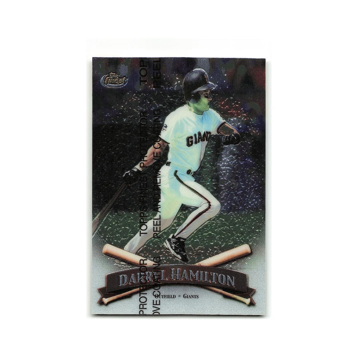 Darryl Hamilton 1998 Topps Finest w Coating #38 San Francisco Giants NM