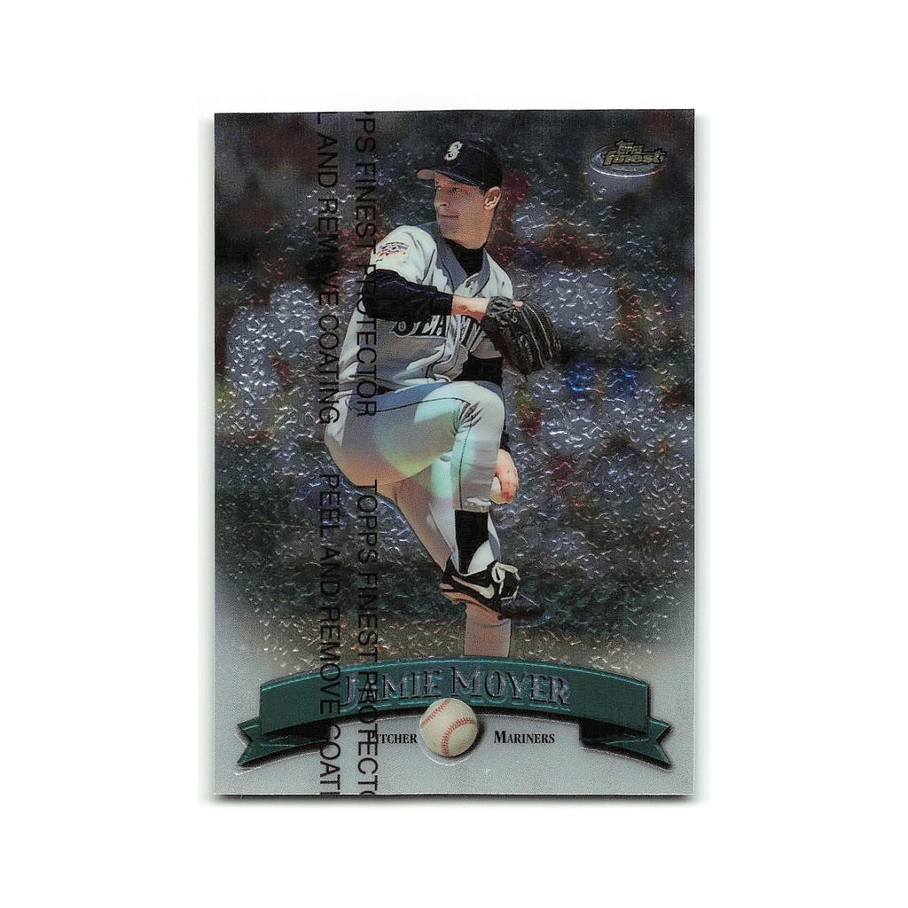 Jamie Moyer 1998 Topps Finest w Coating #63 Seattle Mariners Baseball Card NM