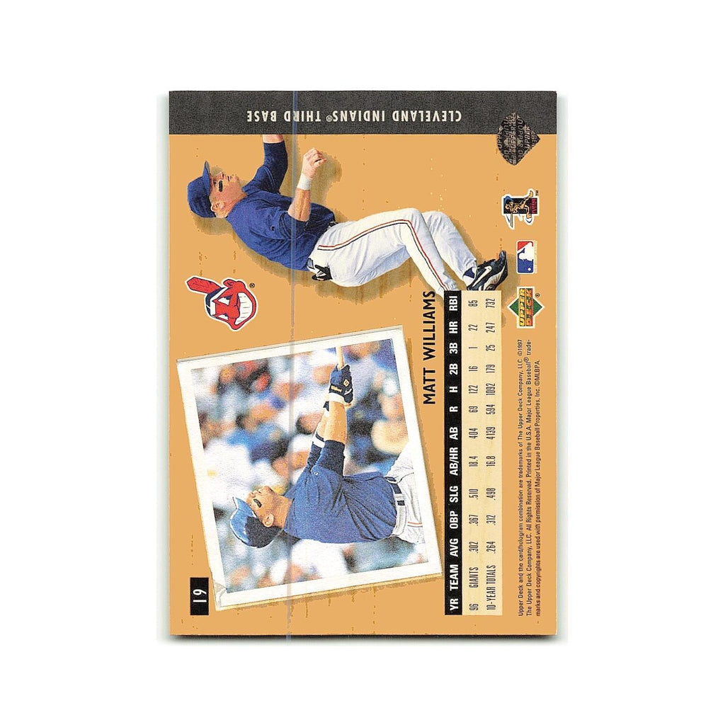 Matt Williams 1997 Upper Deck UD3 #19 San Francisco Giants Baseball Card NM