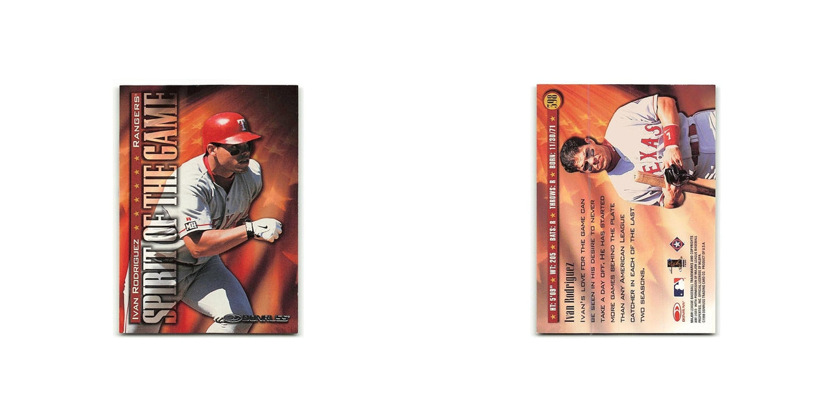 Ivan Rodriguez 1998 Donruss #398 Texas Rangers Baseball Card NM