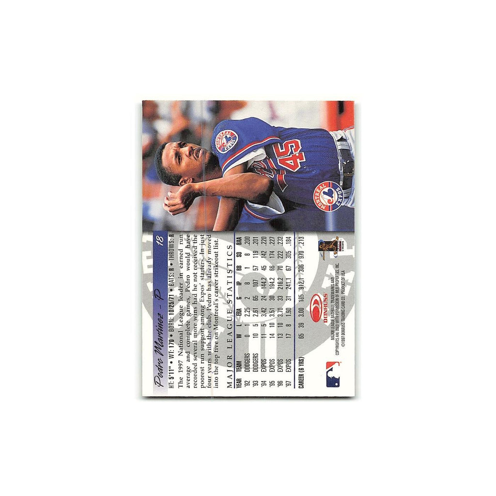 Pedro Martinez 1998 Donruss #18 Montreal Expos Baseball Card NM