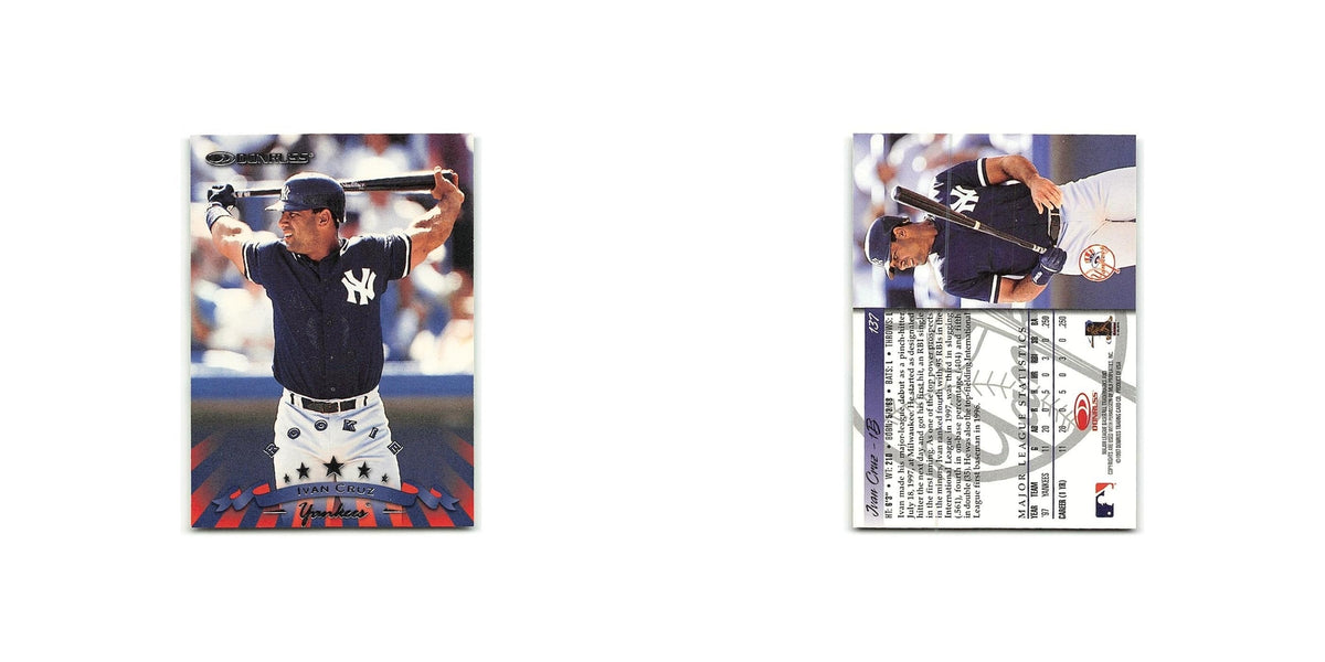 Ivan Cruz 1998 Donruss #137 New York Yankees Baseball Card NM