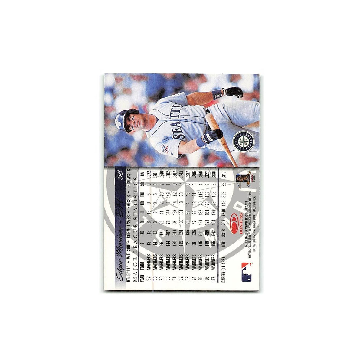 Edgar Martinez 1998 Donruss #56 Seattle Mariners Baseball Card NM
