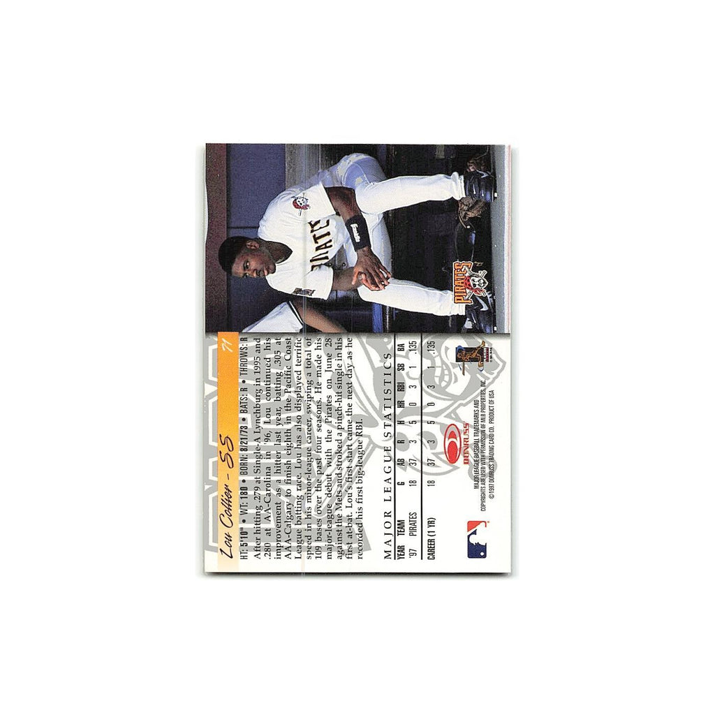 Lou Collier Rookie 1998 Donruss #71 Pittsburgh Pirates Baseball Card NM
