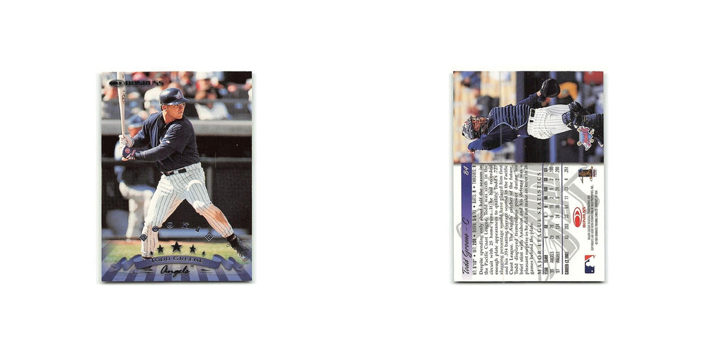Todd Greene Rookie 1998 Donruss #84 Anaheim Angels Baseball Card NM