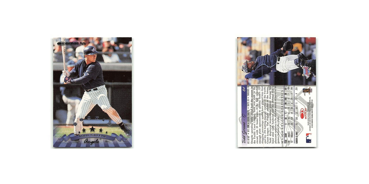 Todd Greene Rookie 1998 Donruss #84 Anaheim Angels Baseball Card NM