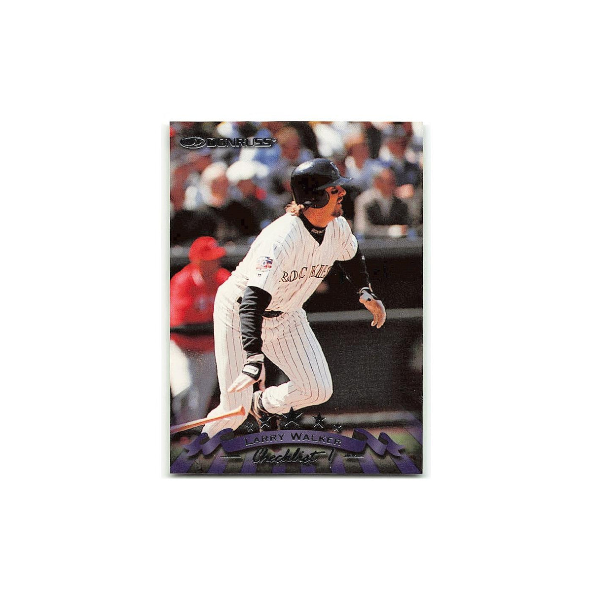 Larry Walker 1998 Donruss #166 Checklist Baseball Card NM