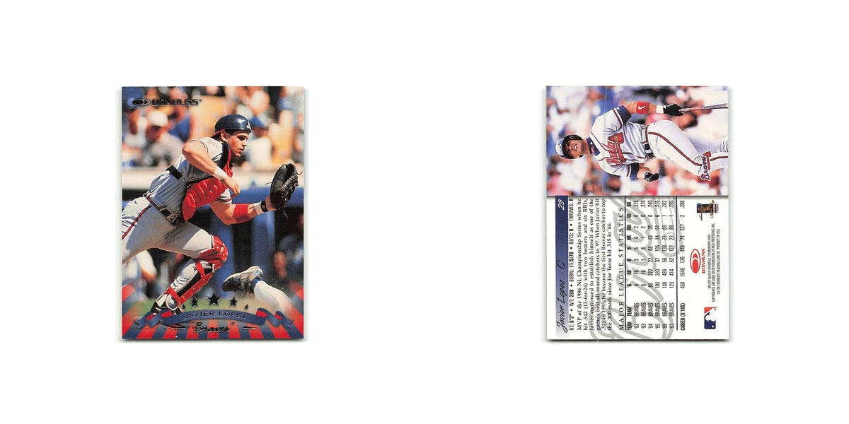 Javier Lopez 1998 Donruss #29 Atlanta Braves Baseball Card NM