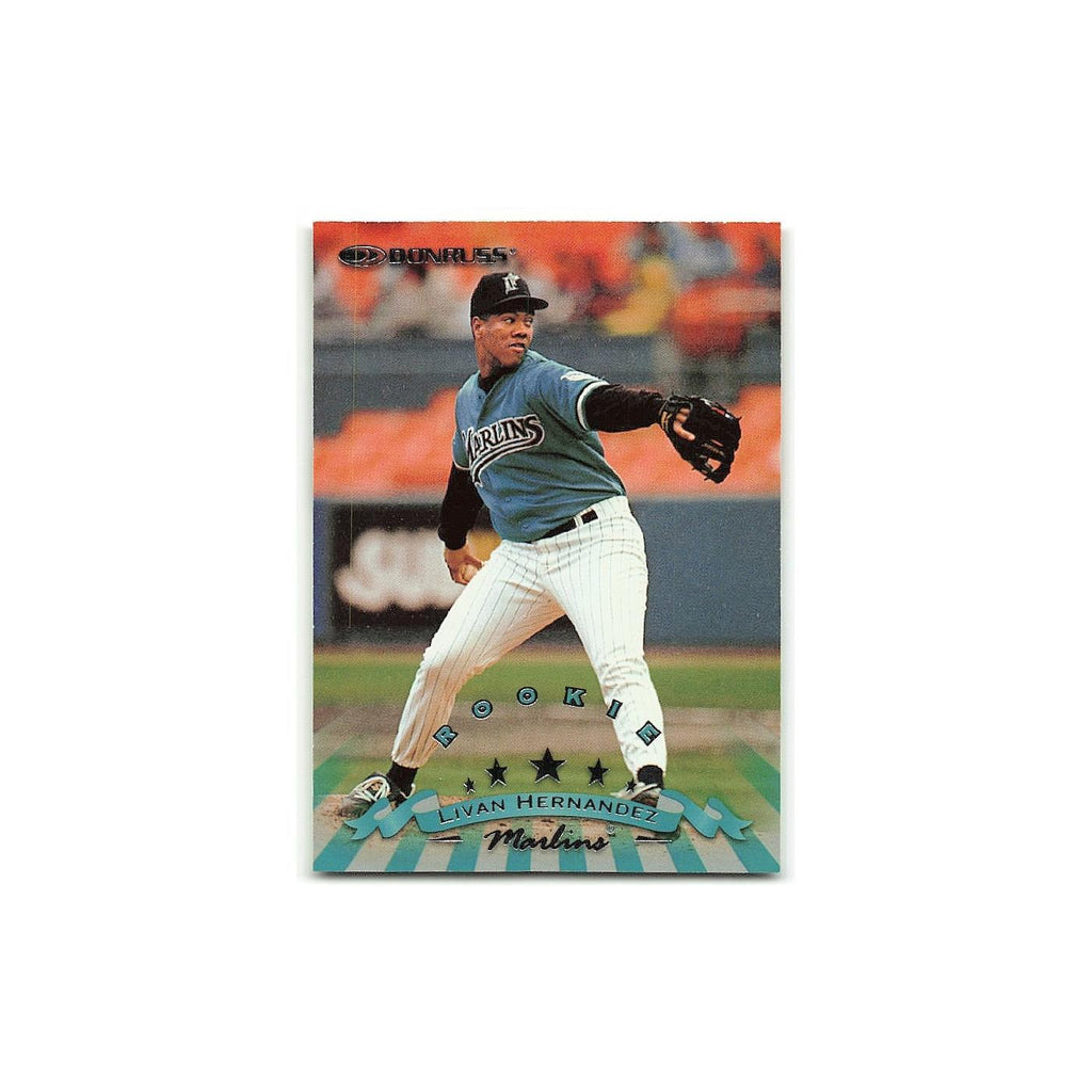 Livan Hernandez Rookie 1998 Donruss #106 Florida Marlins Baseball Card NM