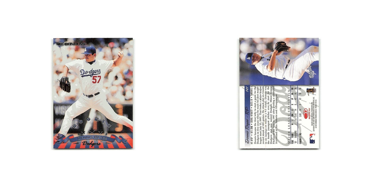 Dennis Reyes Rookie 1998 Donruss #141 Los Angeles Dodgers Baseball Card NM