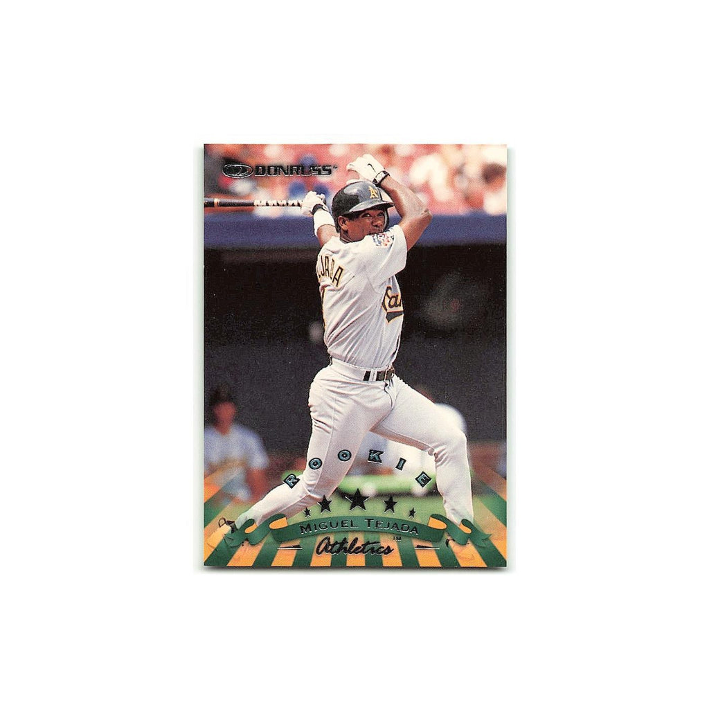 Miguel Tejada 1998 Donruss #111 Oakland Athletics Baseball Card NM