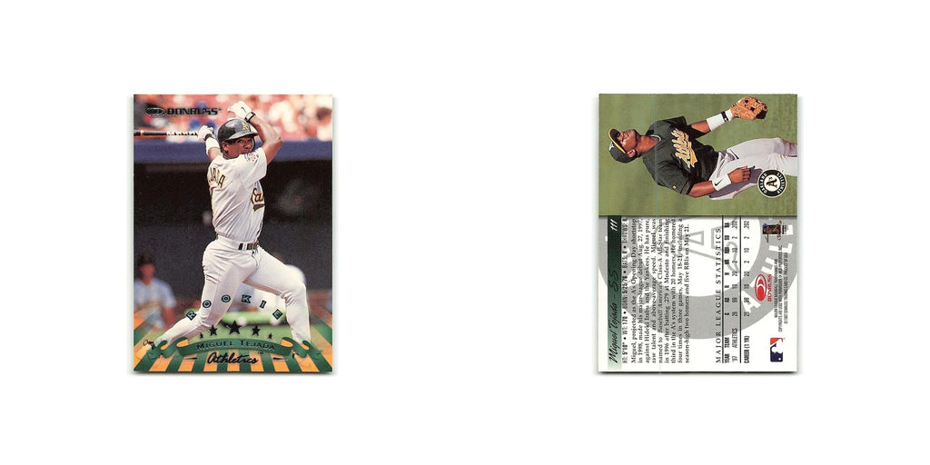 Miguel Tejada 1998 Donruss #111 Oakland Athletics Baseball Card NM