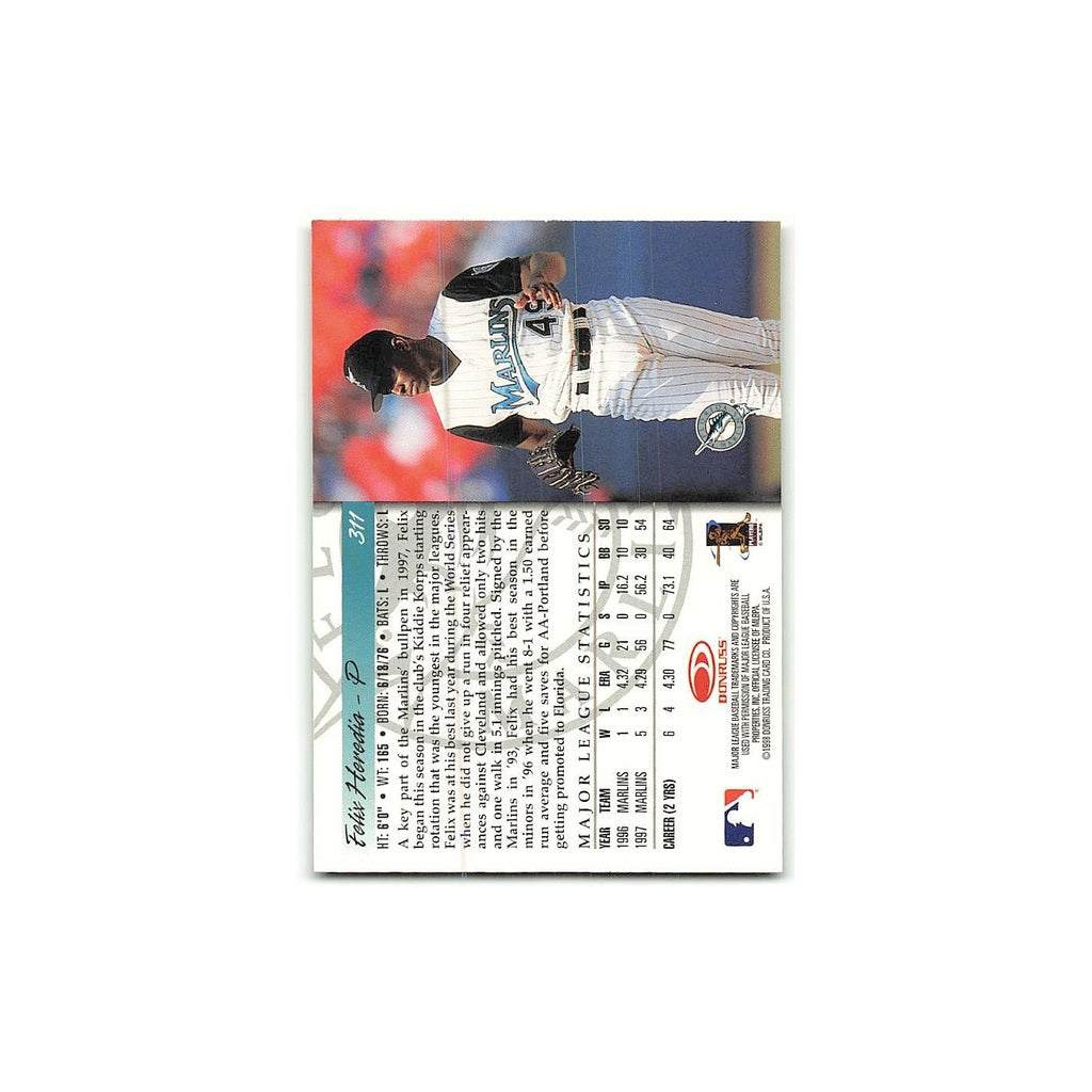 Felix Heredia Rookie 1998 Donruss #311 Florida Marlins Baseball Card NM