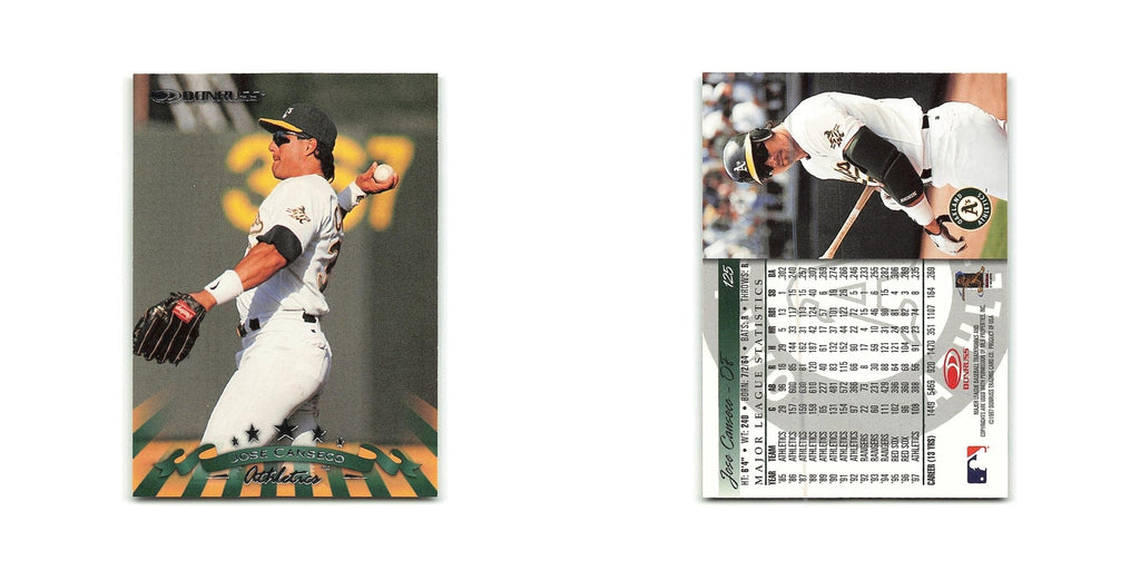 Jose Canseco 1998 Donruss #125 Oakland Athletics Baseball Card NM