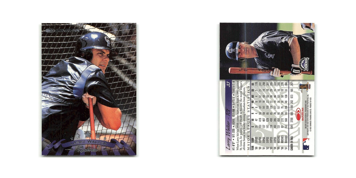 Larry Walker 1998 Donruss #33 Colorado Rockies Baseball Card NM