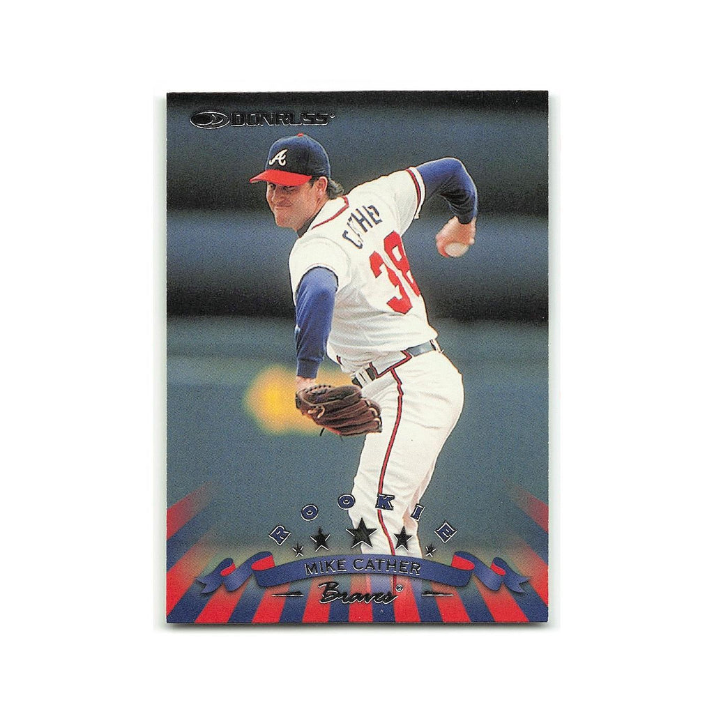 Mike Cather Rookie 1998 Donruss #264 Atlanta Braves Baseball Card NM
