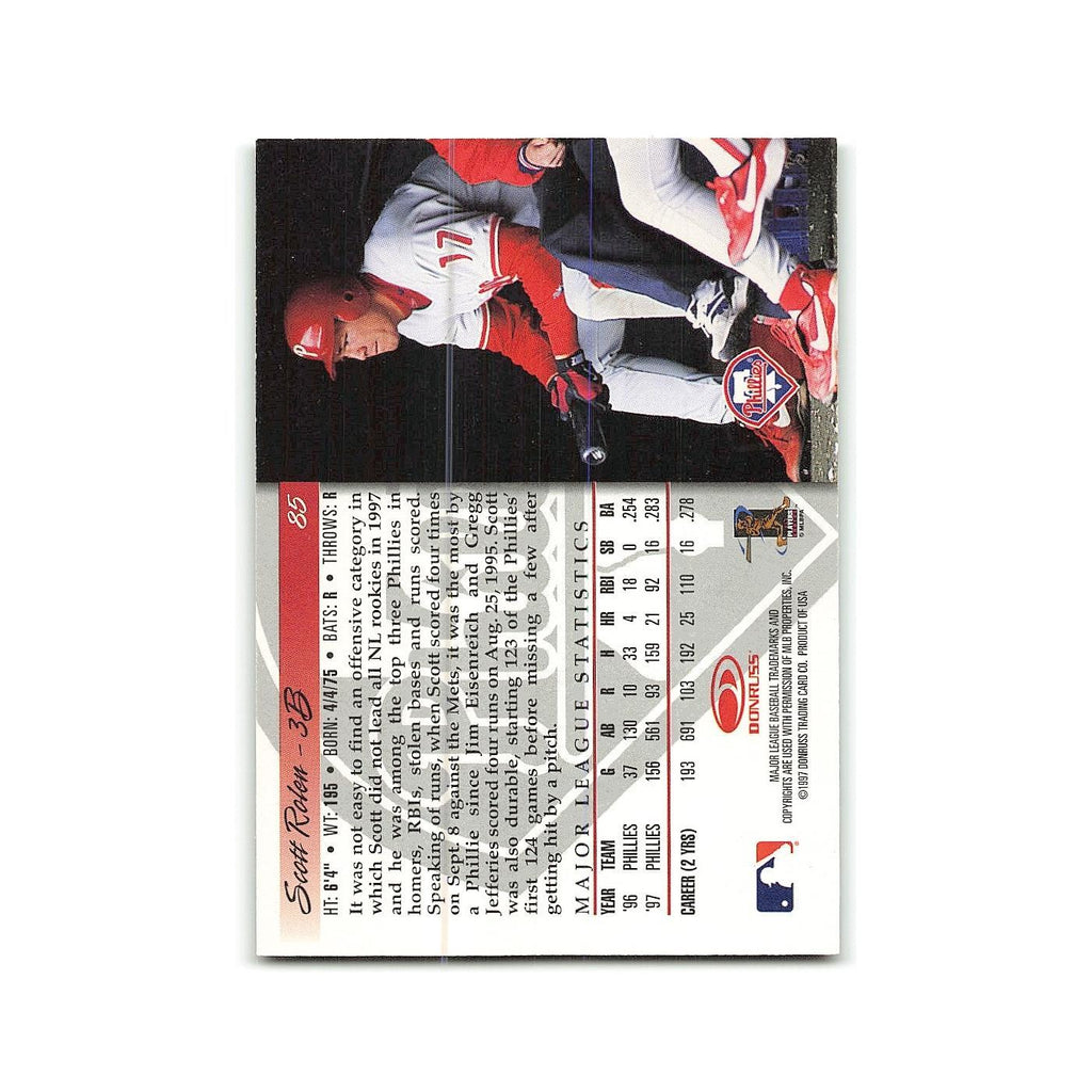 Scott Rolen 1998 Donruss #85 Philadelphia Phillies Baseball Card NM