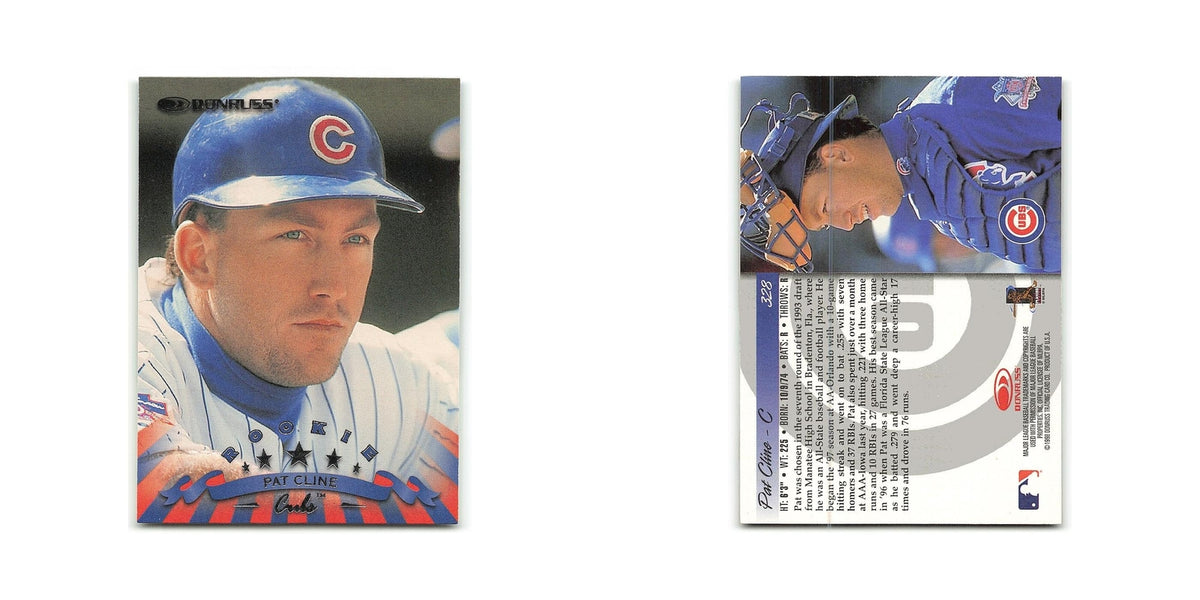 Pat Cline Rookie 1998 Donruss #328 Chicago Cubs Baseball Card NM