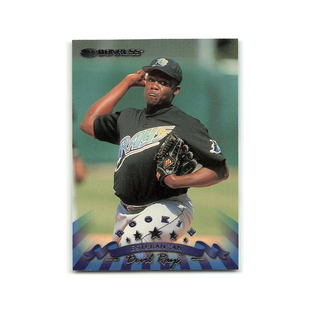 Esteban Yan Rookie 1998 Donruss #313 Tampa Bay Devil Rays Baseball Card NM