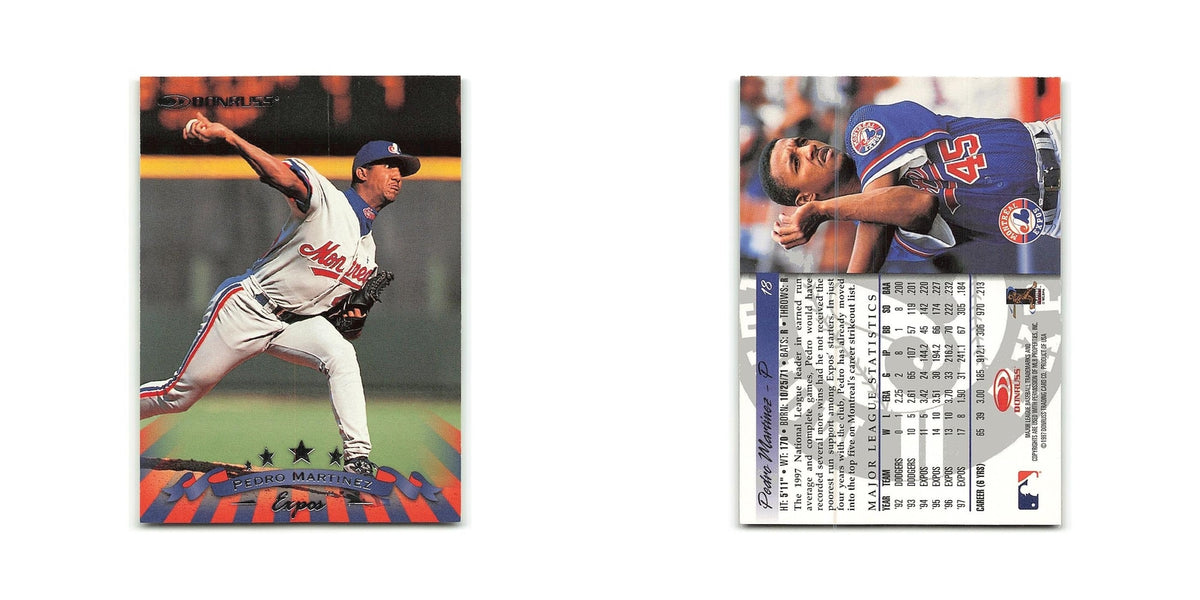 Pedro Martinez 1998 Donruss #18 Montreal Expos Baseball Card NM