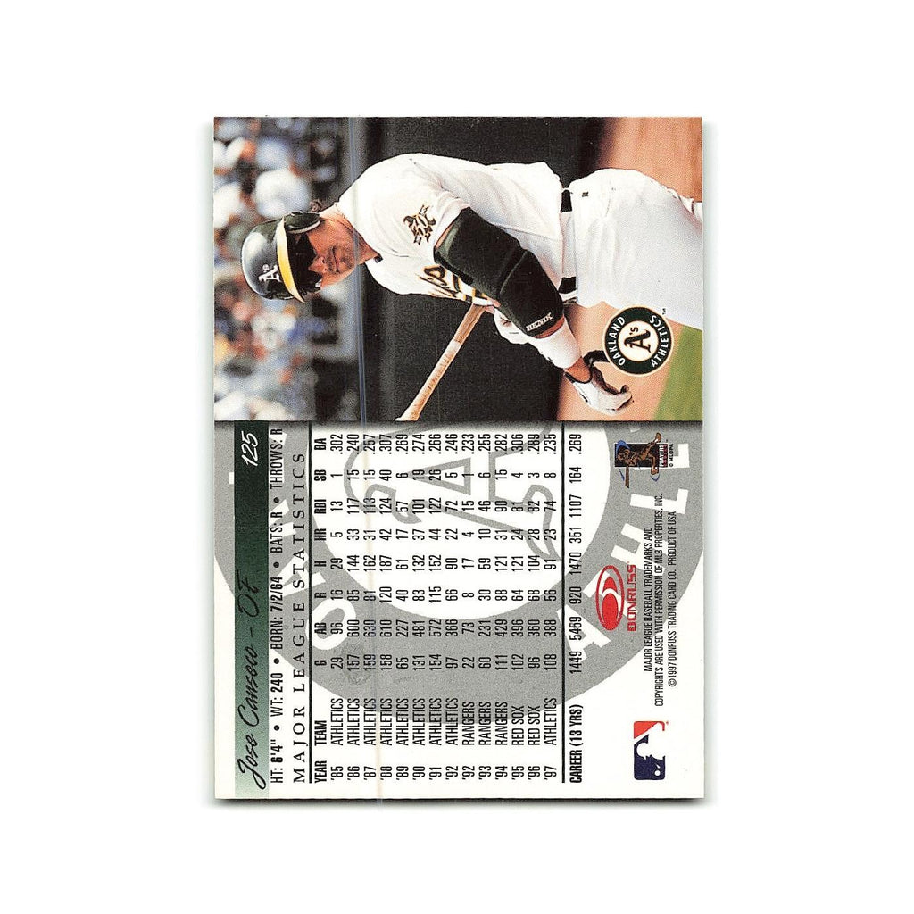 Jose Canseco 1998 Donruss #125 Oakland Athletics Baseball Card NM