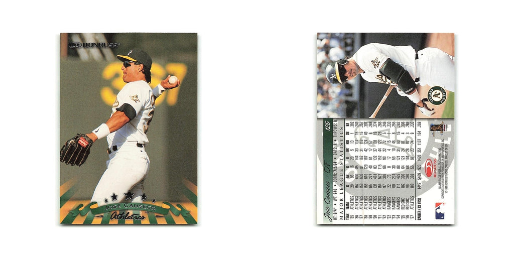 Jose Canseco 1998 Donruss #125 Oakland Athletics Baseball Card NM