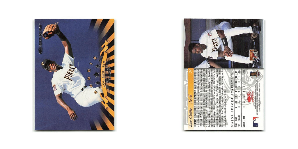 Lou Collier Rookie 1998 Donruss #71 Pittsburgh Pirates Baseball Card NM