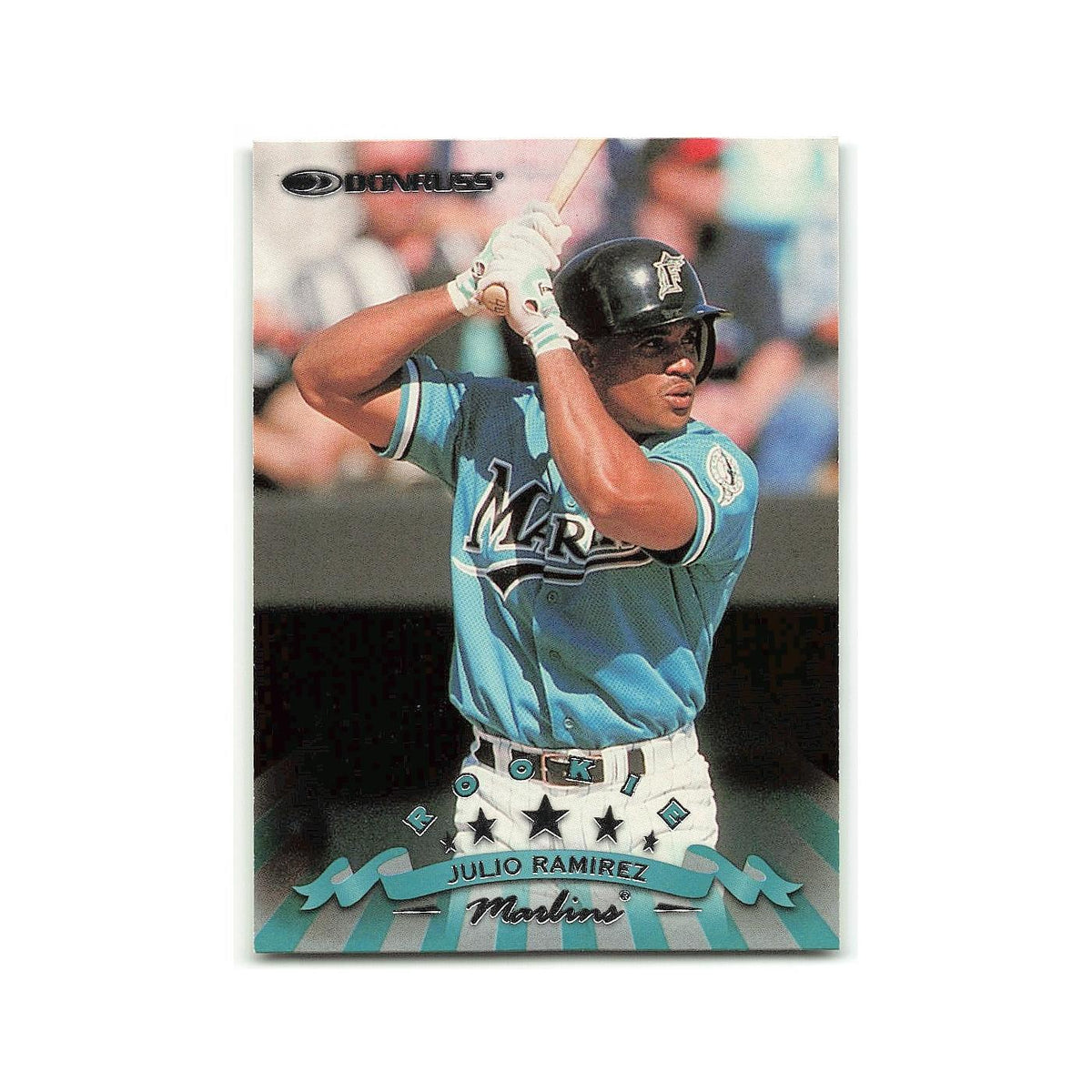 Julio Ramirez Rookie 1998 Donruss #340 Florida Marlins Baseball Card NM