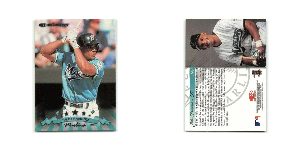 Julio Ramirez Rookie 1998 Donruss #340 Florida Marlins Baseball Card NM