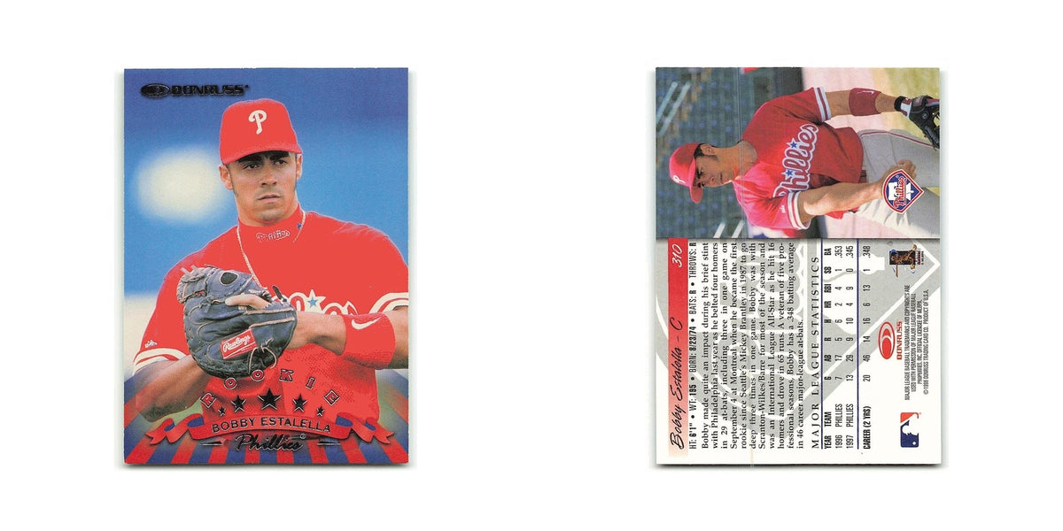 Bobby Estalella Rookie 1998 Donruss #310 Philadelphia Phillies Baseball Card NM