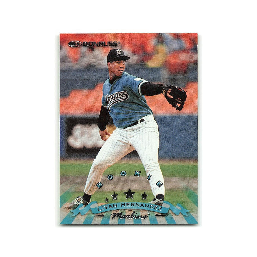 Livan Hernandez Rookie 1998 Donruss #106 Florida Marlins Baseball Card NM