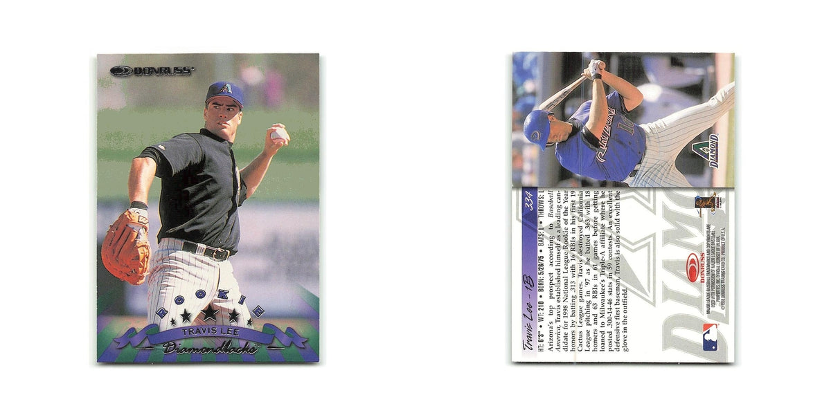 Travis Lee Rookie 1998 Donruss #334 Arizona Diamondbacks Baseball Card NM