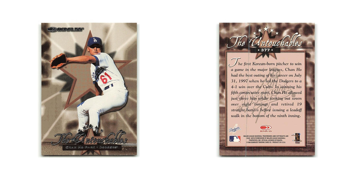 Chan Ho Park 1998 Donruss #377 Los Angeles Dodgers Baseball Card NM