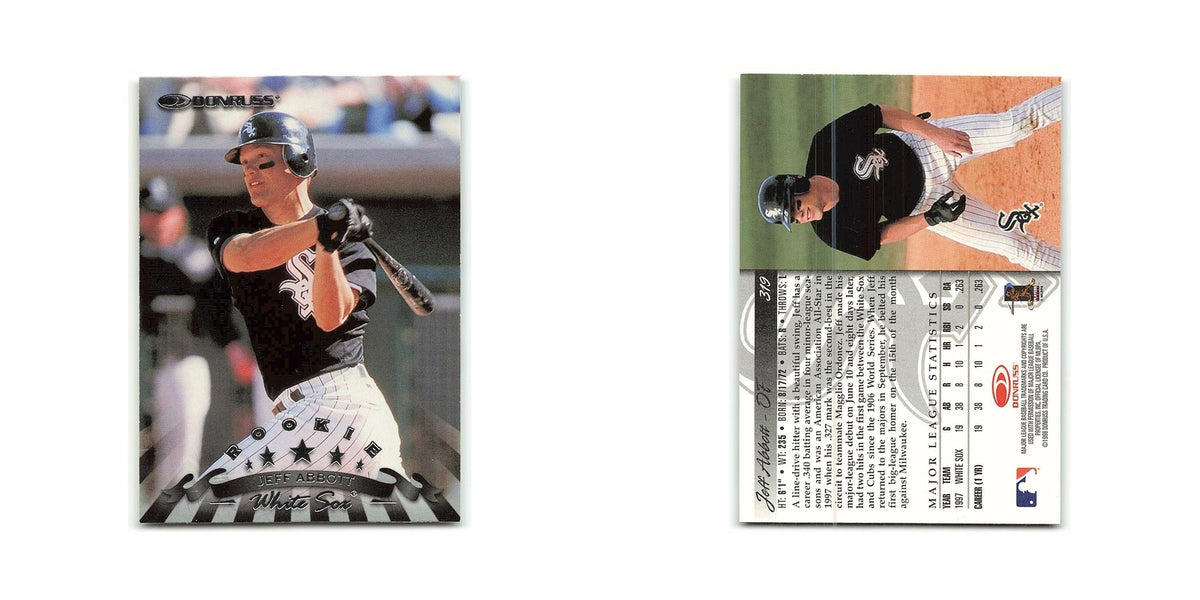 Jeff Abbott Rookie 1998 Donruss #319 Chicago White Sox Baseball Card NM