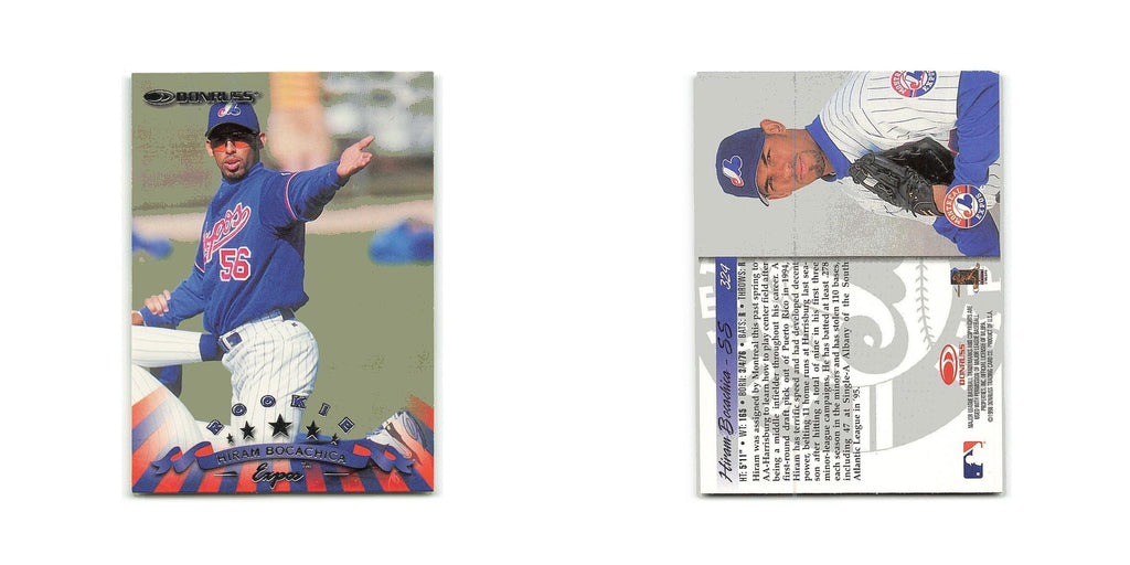 Hiram Bocachica Rookie 1998 Donruss #324 Montreal Expos Baseball Card NM