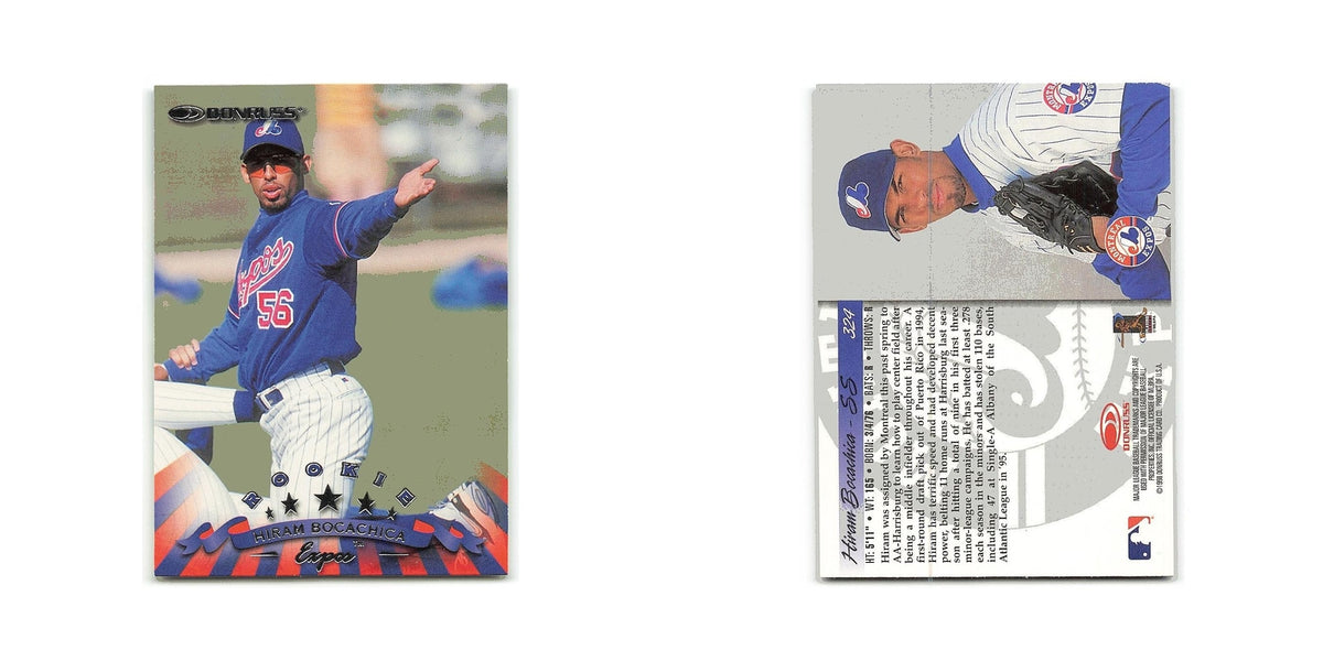Hiram Bocachica Rookie 1998 Donruss #324 Montreal Expos Baseball Card NM