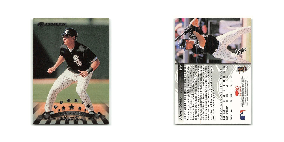 Mario Valdez Rookie 1998 Donruss #254 Chicago White Sox Baseball Card NM