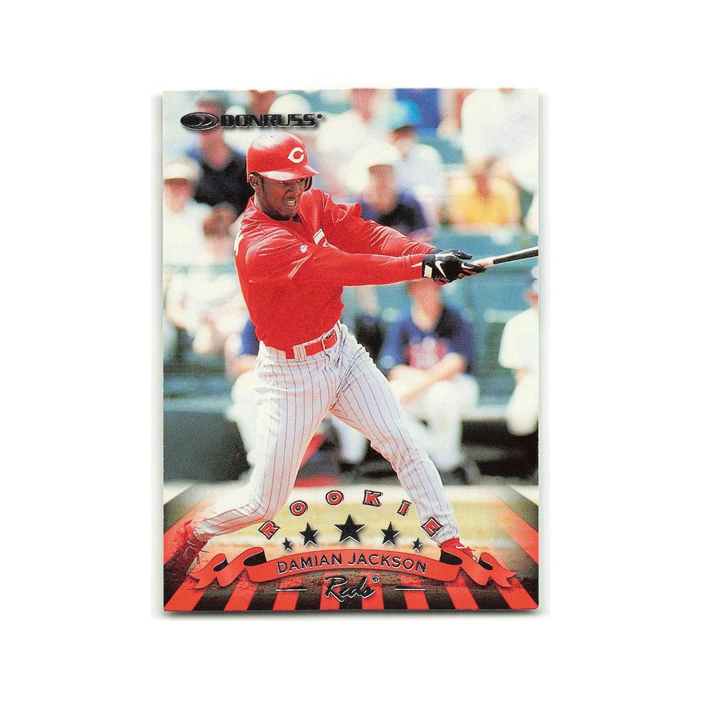 Damian Jackson Rookie 1998 Donruss #339 Cincinnati Reds Baseball Card NM