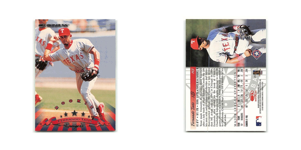 Fernando Tatis Rookie 1998 Donruss #113 Texas Rangers Baseball Card NM