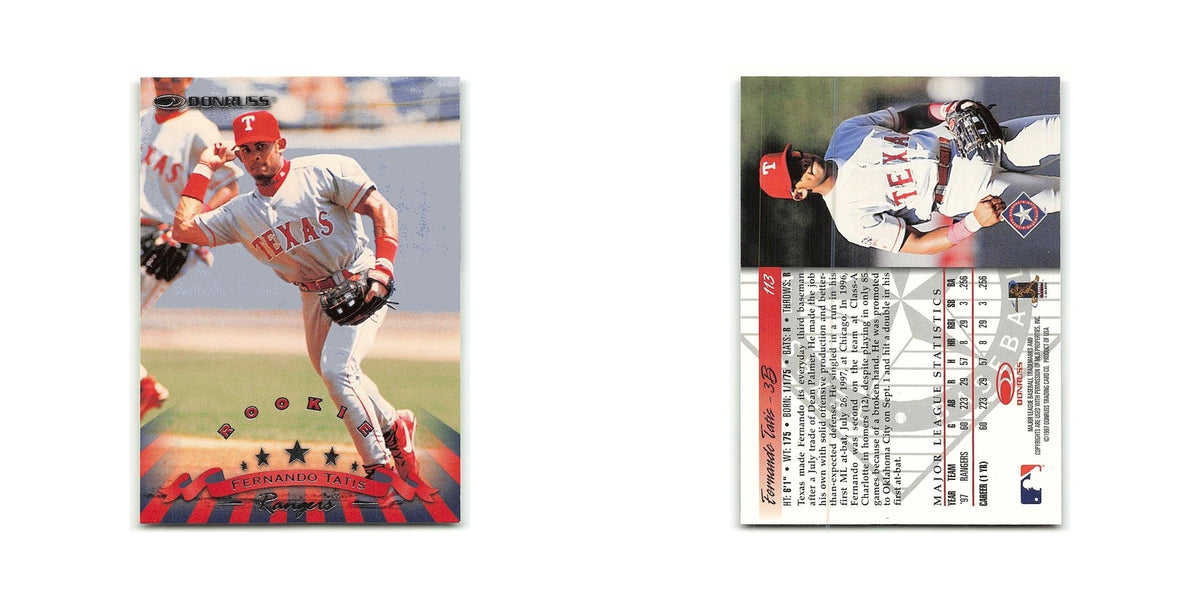 Fernando Tatis Rookie 1998 Donruss #113 Texas Rangers Baseball Card NM