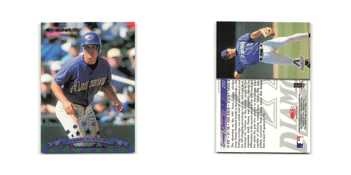 Danny Klassen Rookie 1998 Donruss #270 Arizona Diamondbacks Baseball Card NM