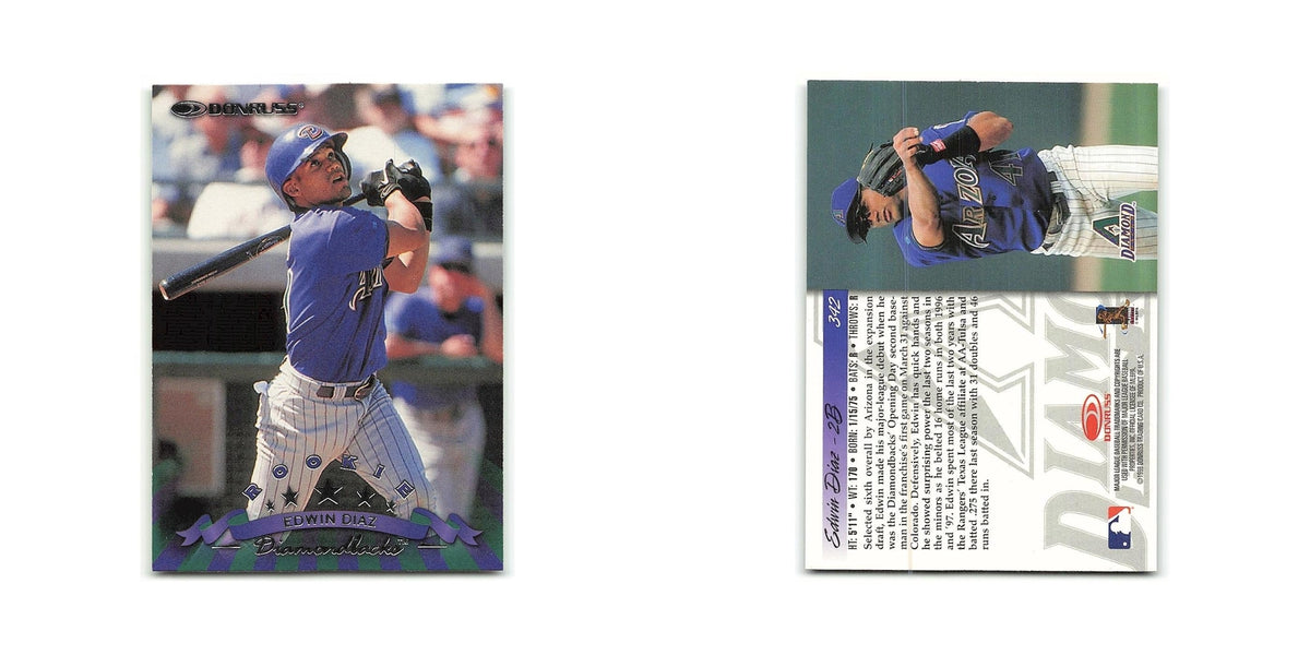 Edwin Diaz Rookie 1998 Donruss #342 Arizona Diamondbacks Baseball Card NM