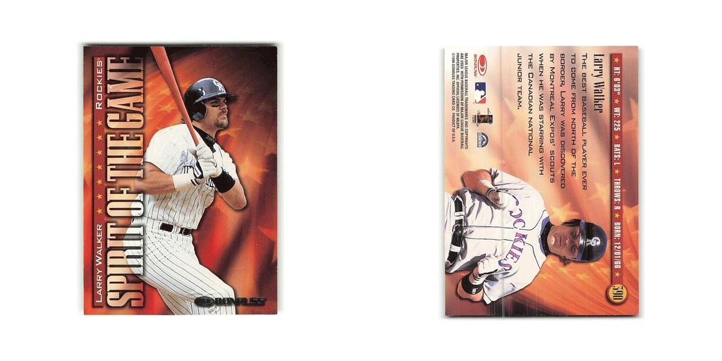 Larry Walker 1998 Donruss #590 Colorado Rockies Baseball Card NM