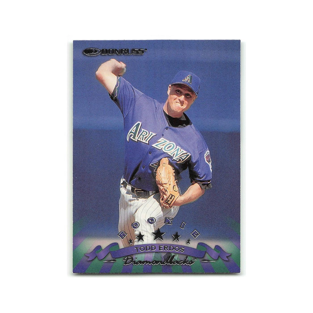Todd Erdos Rookie 1998 Donruss #243 Arizona Diamondbacks Baseball Card NM
