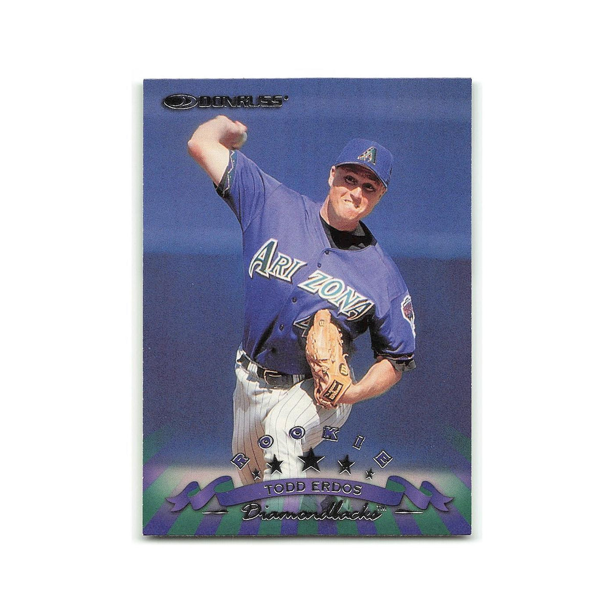 Todd Erdos Rookie 1998 Donruss #243 Arizona Diamondbacks Baseball Card NM