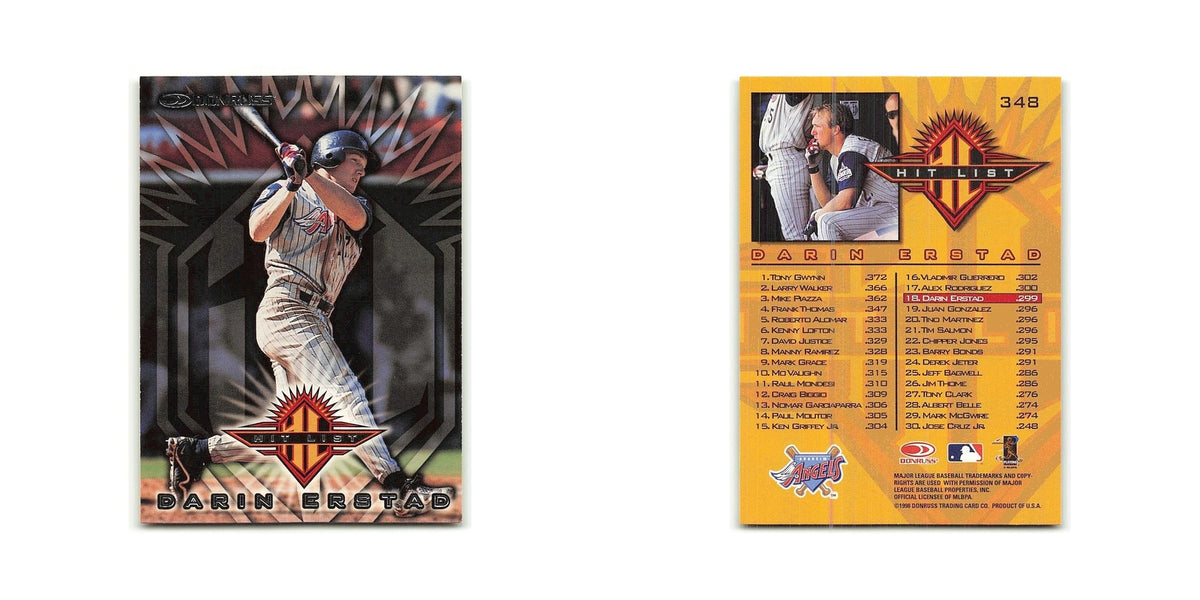 Darin Erstad 1998 Donruss #348 Anaheim Angels Baseball Card NM